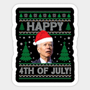 Happy 4th Of July Sticker